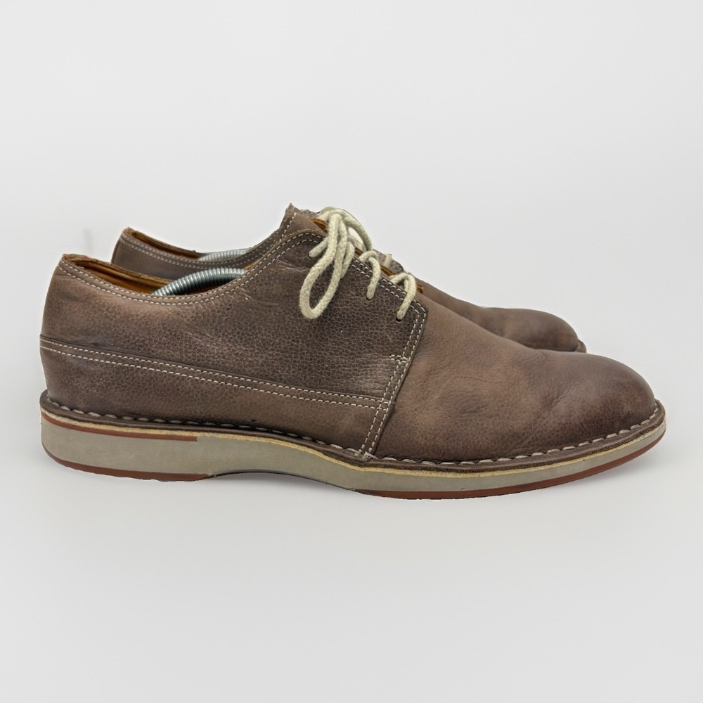 Sperry Gold Cup Men's 12M Brown Leather Plain Toe Oxford Dress Casual Shoes